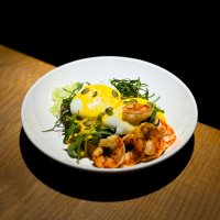 Egg Benedict with Shrimp